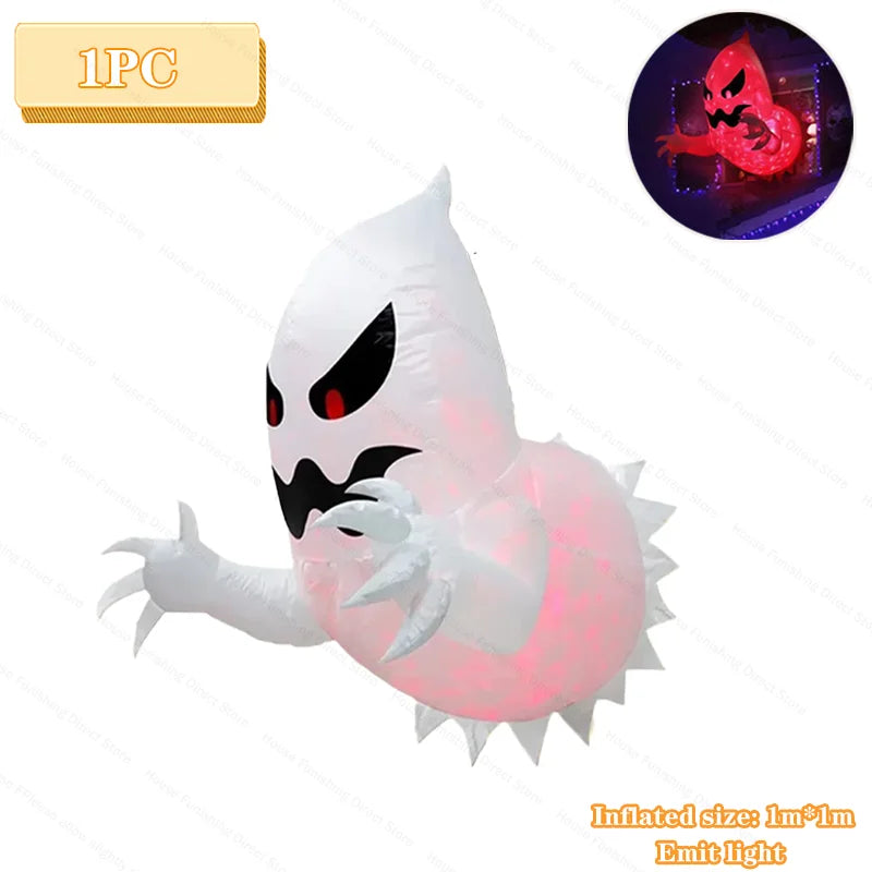 Spooky Inflatable Ghost β Horror Party Yard & Window Decor