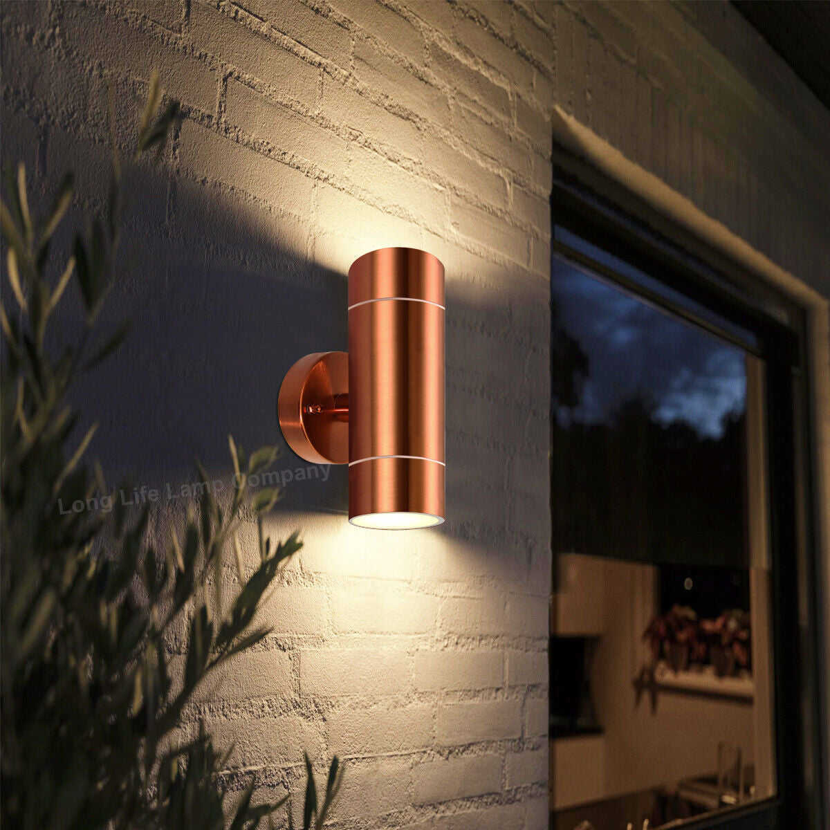 LED Outdoor Wall Light – Modern Up & Down Stainless Steel