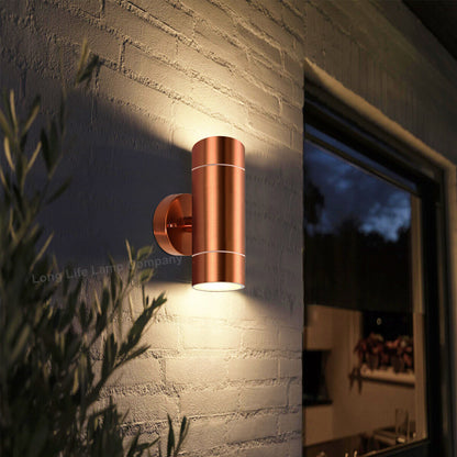 LED Outdoor Wall Light – Modern Up & Down Stainless Steel