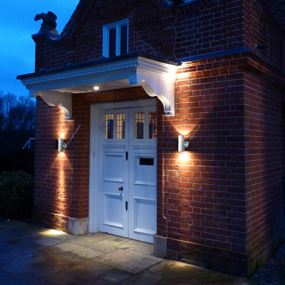LED Outdoor Wall Light – Modern Up & Down Stainless Steel
