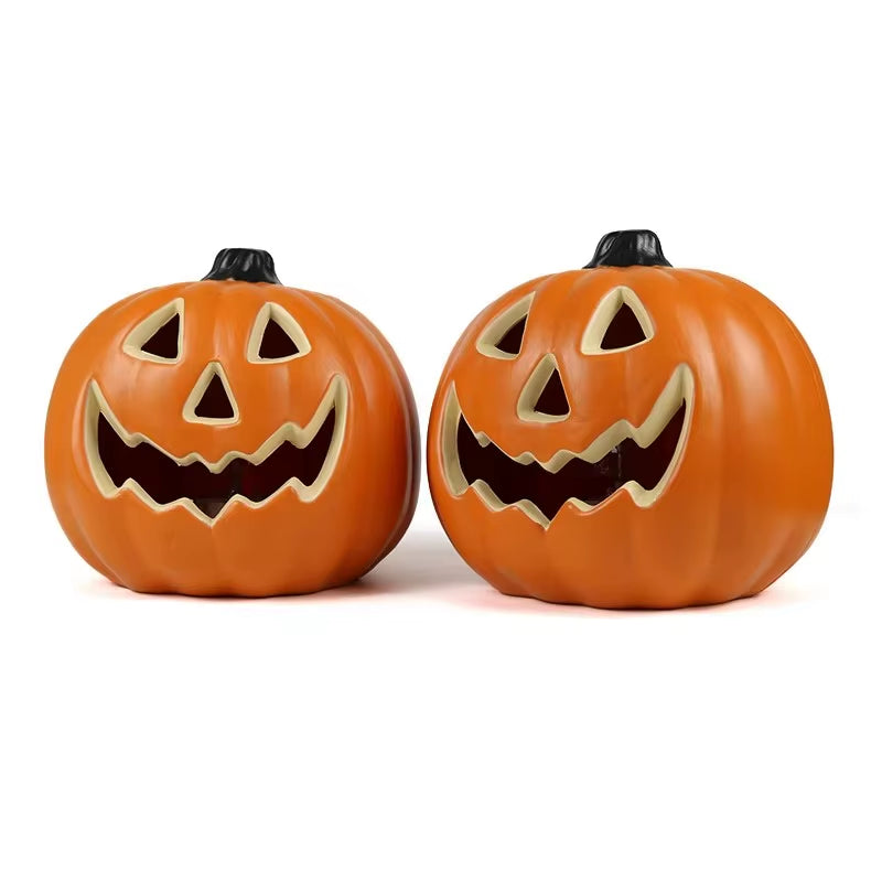 Halloween Glowing Pumpkin Decor LED Triple Layer Light up Pumpkin Decor Battery Powered Festival Theme Home Party Decorations
