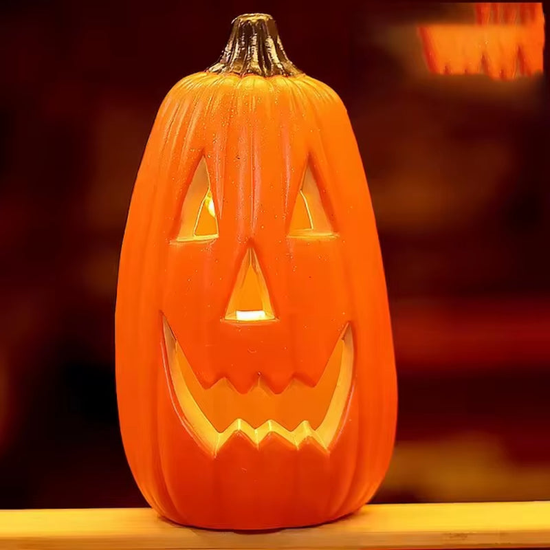 Halloween Glowing Pumpkin Decor LED Triple Layer Light up Pumpkin Decor Battery Powered Festival Theme Home Party Decorations