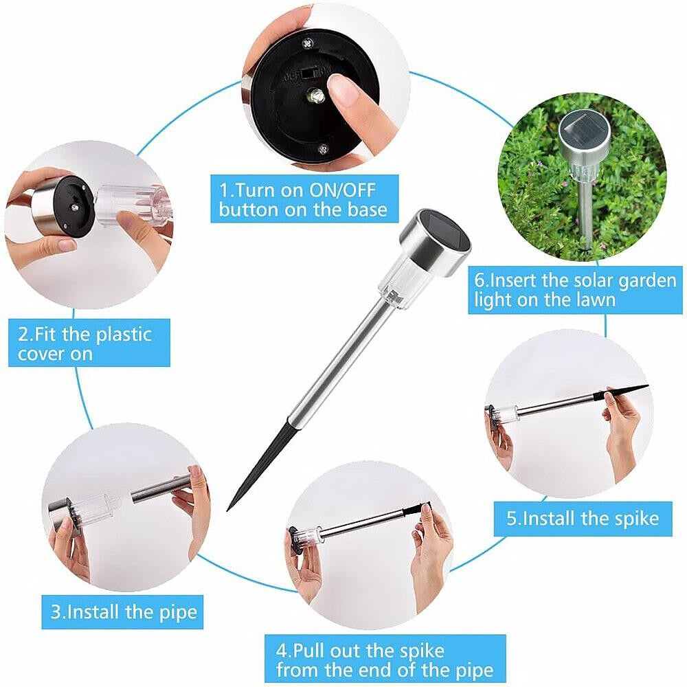 Garden Glow Solar Lights (10 Pack)