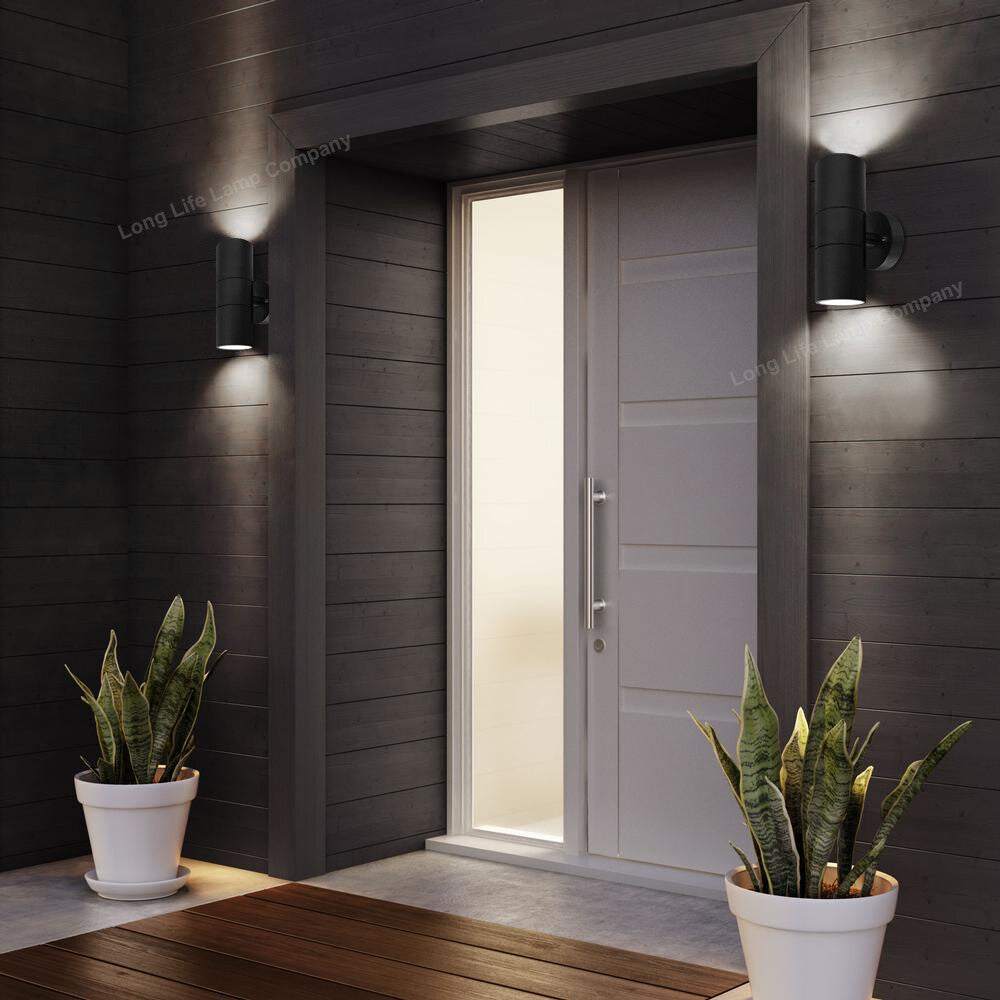 LED Outdoor Wall Light – Modern Up & Down Stainless Steel