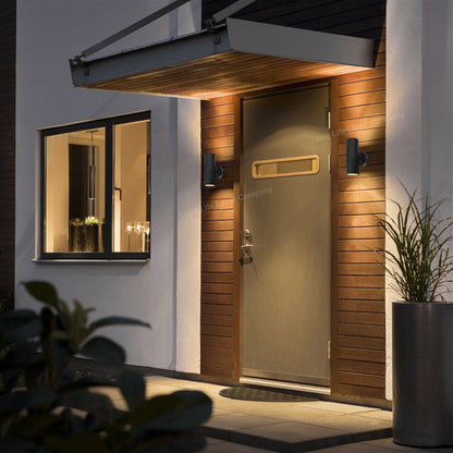 LED Outdoor Wall Light – Modern Up & Down Stainless Steel