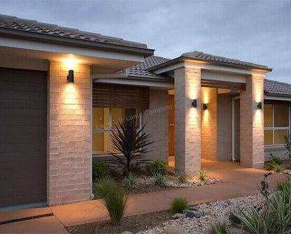 LED Outdoor Wall Light – Modern Up & Down Stainless Steel