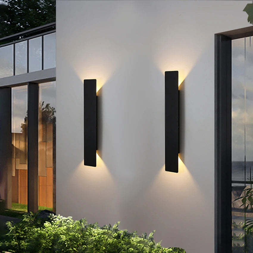 Modern Waterproof LED Wall Lamp – Up & Down Outdoor Light