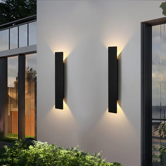 Modern Waterproof LED Wall Lamp – Up & Down Outdoor Light