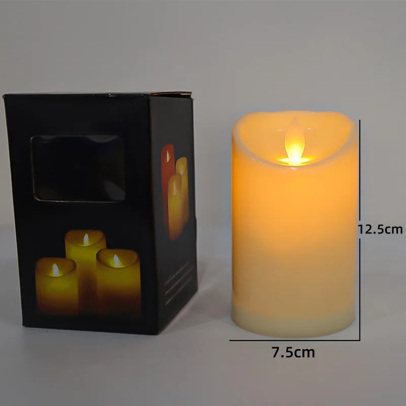 LED Flameless Tea Light Candles – Battery-Powered Decorative Candles for Weddings, Parties, and Home Décor