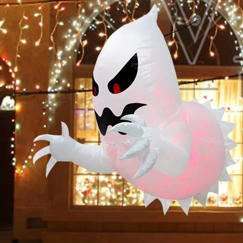 Spooky Inflatable Ghost – Horror Party Yard & Window Decor