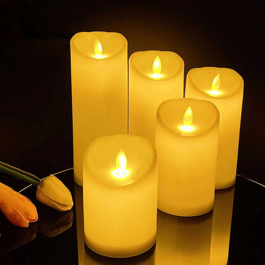 LED Flameless Tea Light Candles – Battery-Powered Decorative Candles for Weddings, Parties, and Home Décor