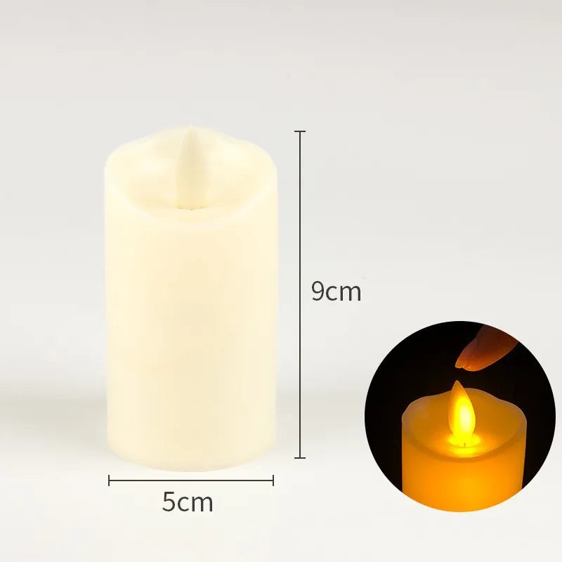 LED Flameless Tea Light Candles – Battery-Powered Decorative Candles for Weddings, Parties, and Home Décor