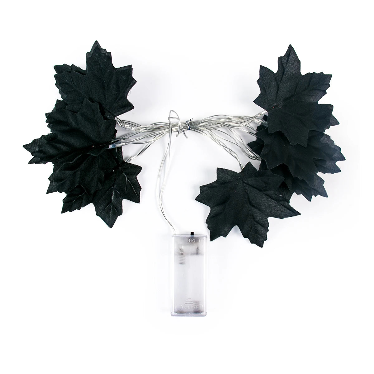 Autumn Maple Leaf & Pumpkin LED Garland – Halloween & Home Decor