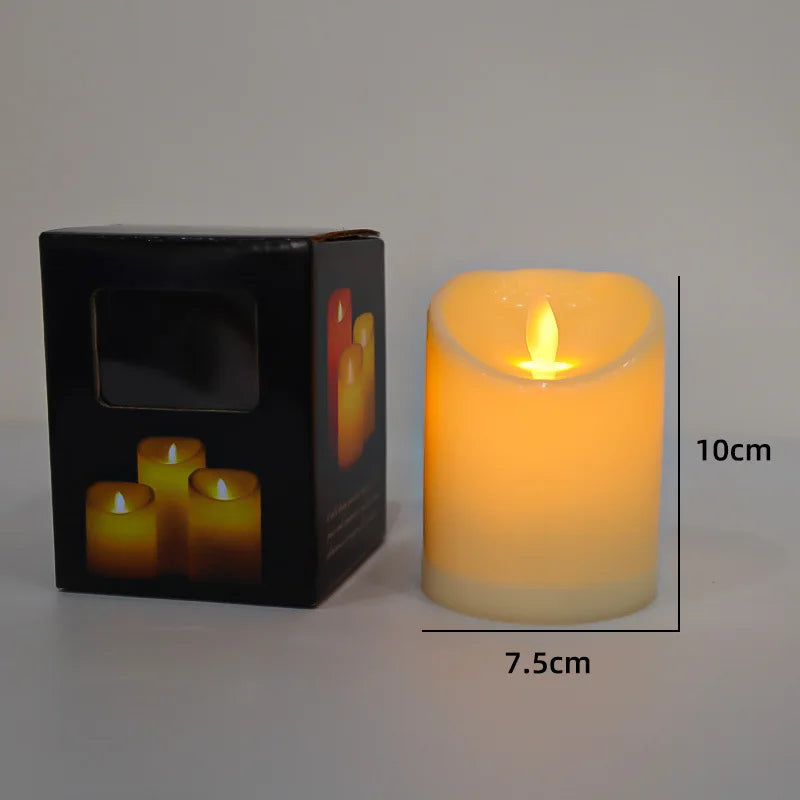 LED Flameless Tea Light Candles – Battery-Powered Decorative Candles for Weddings, Parties, and Home Décor