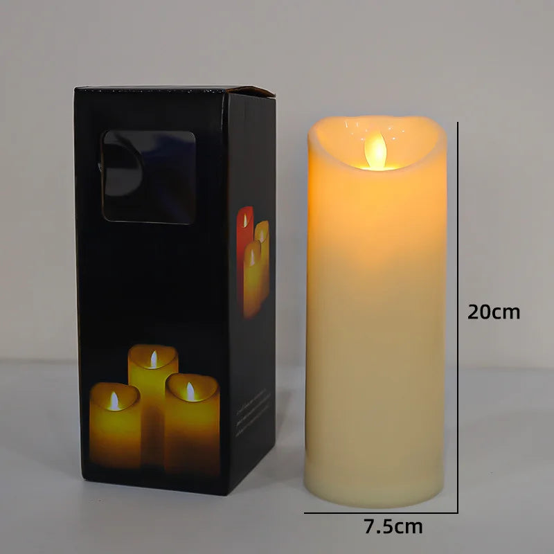 LED Flameless Tea Light Candles – Battery-Powered Decorative Candles for Weddings, Parties, and Home Décor