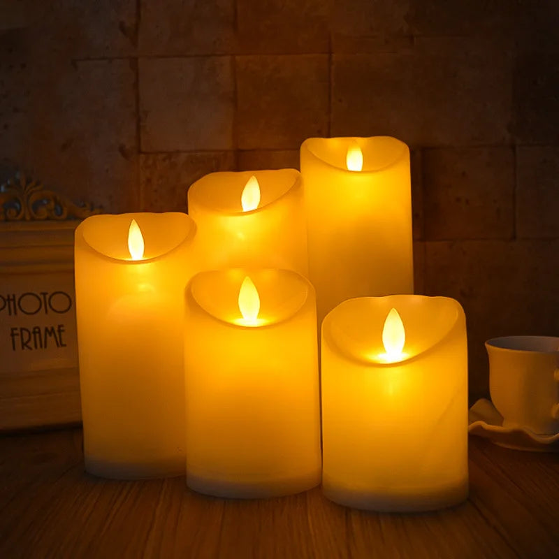 LED Flameless Tea Light Candles – Battery-Powered Decorative Candles for Weddings, Parties, and Home Décor