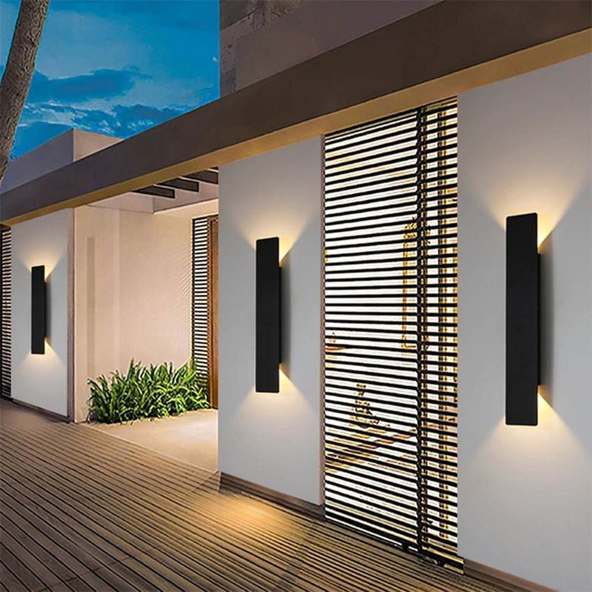 Modern Waterproof LED Wall Lamp – Up & Down Outdoor Light