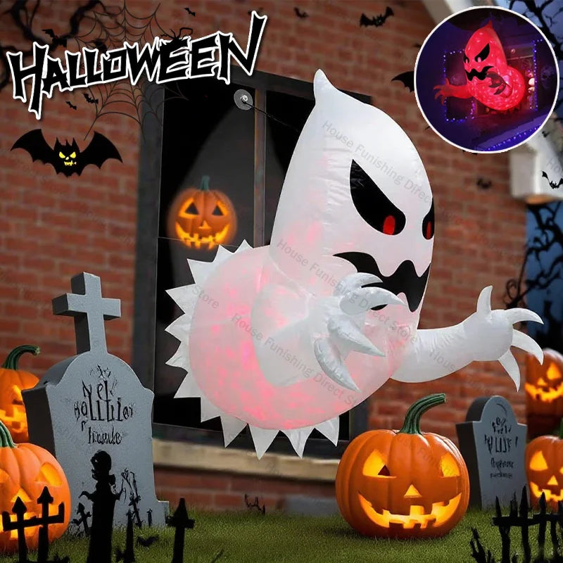 Spooky Inflatable Ghost – Horror Party Yard & Window Decor