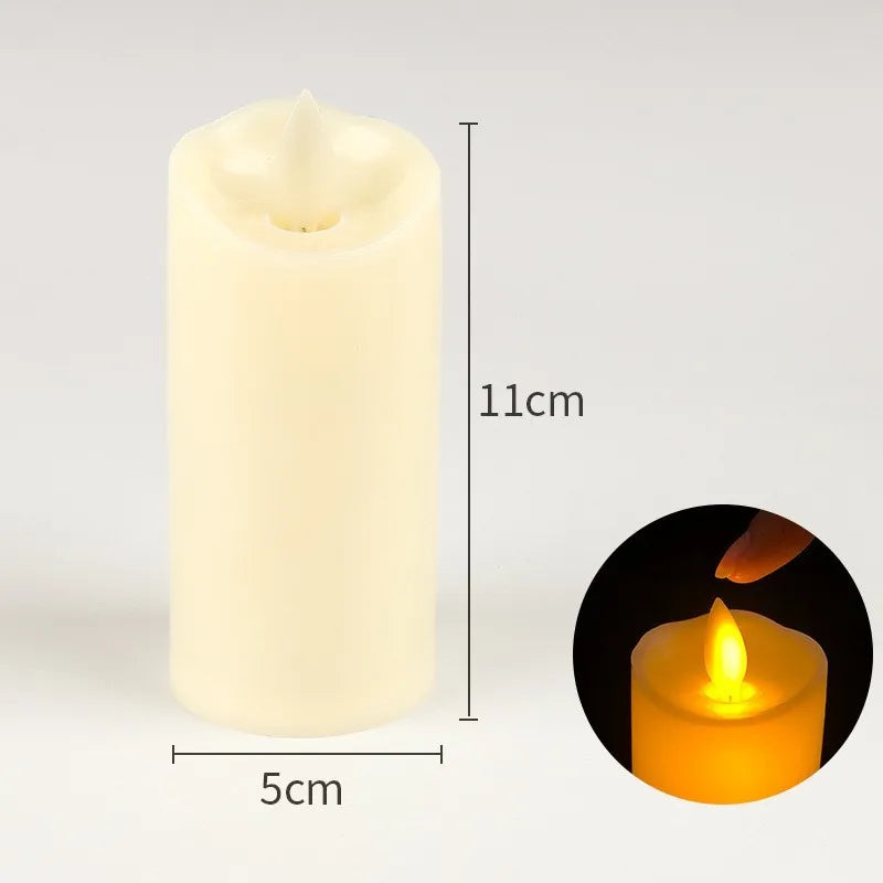 LED Flameless Tea Light Candles – Battery-Powered Decorative Candles for Weddings, Parties, and Home Décor