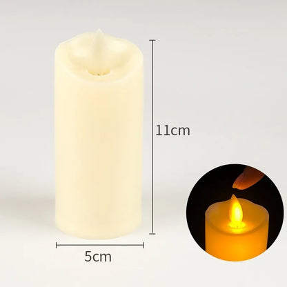 LED Flameless Tea Light Candles – Battery-Powered Decorative Candles for Weddings, Parties, and Home Décor