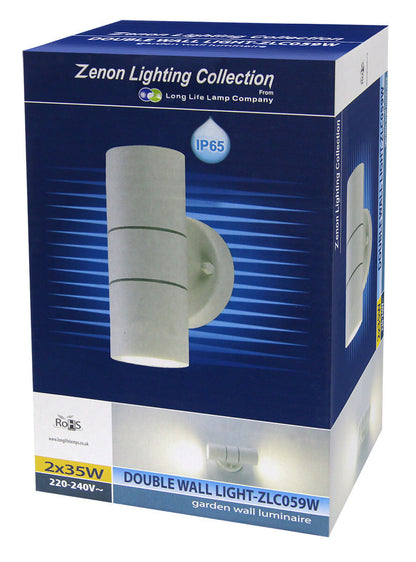LED Outdoor Wall Light – Modern Up & Down Stainless Steel