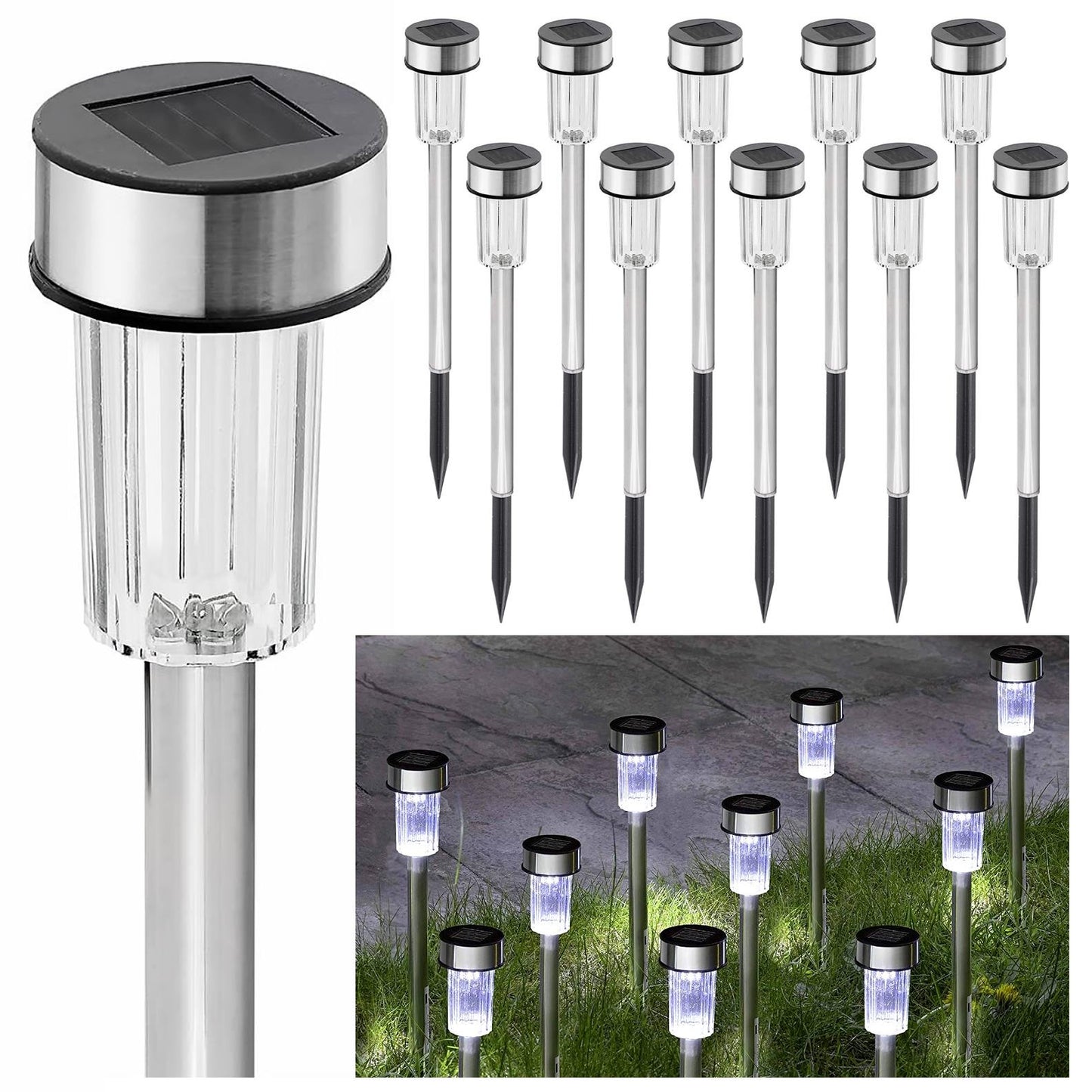 Garden Glow Solar Lights (10 Pack)