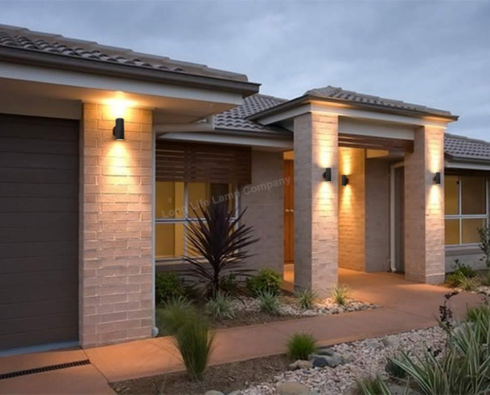 LED Outdoor Wall Light – Modern Up & Down Stainless Steel