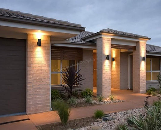 LED Outdoor Wall Light – Modern Up & Down Stainless Steel